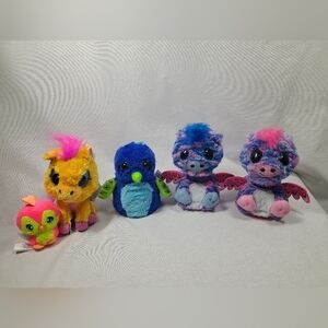 HATCHIMALS Lot- 2 plush Toys - 3 electronic Toys